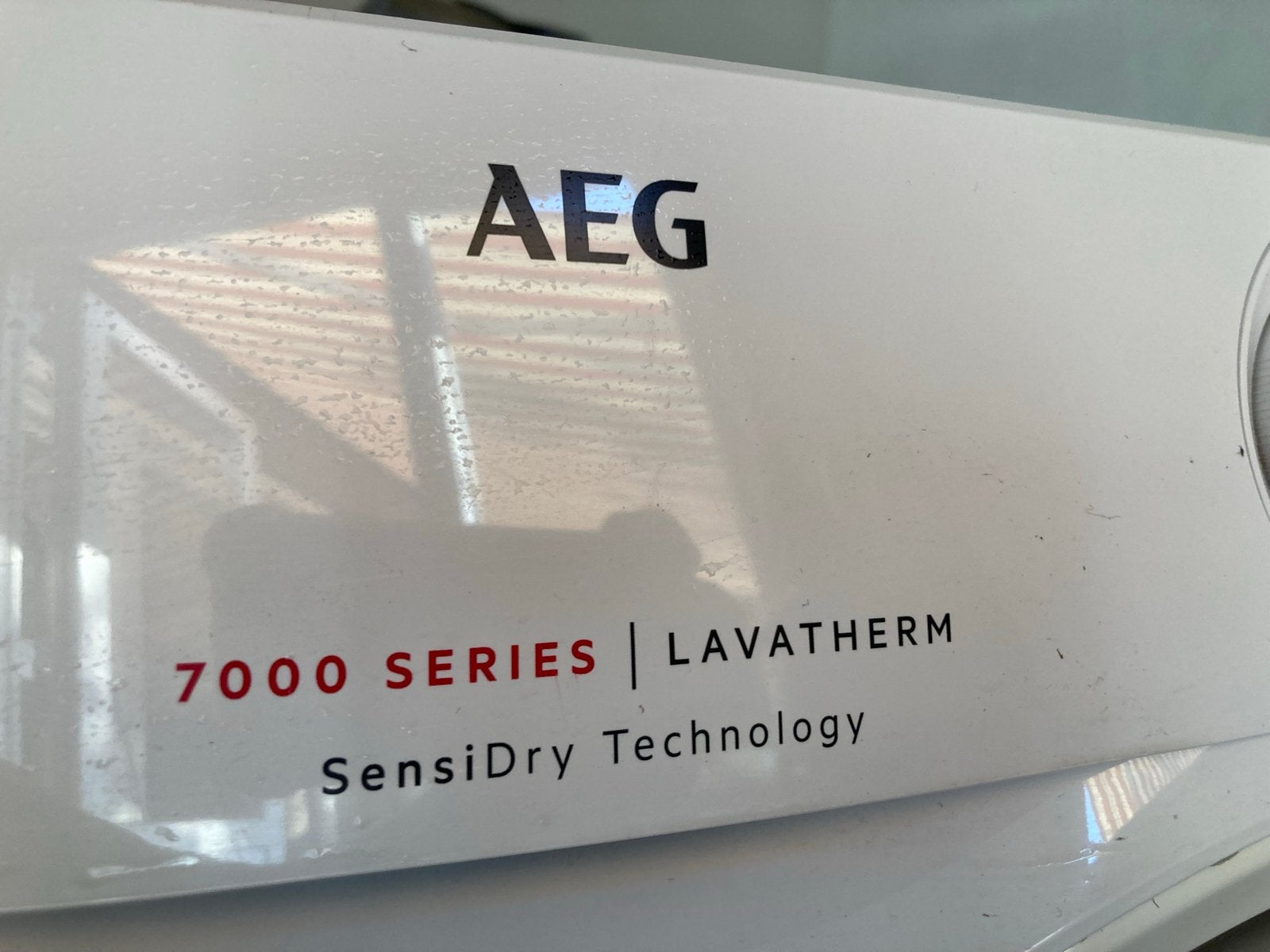 AEG Lavatherm 7000 Series SensiDry Droogtrommel, Ophalen, Gebruikt, Voorlader, 85 tot 90 cm