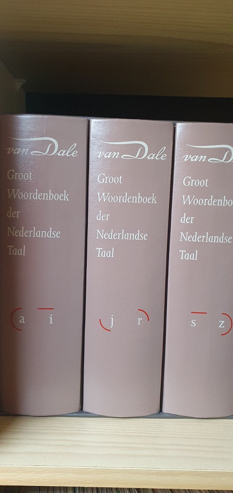 dikke Van dale, Ophalen, Zo goed als nieuw, Van Dale, Nederlands