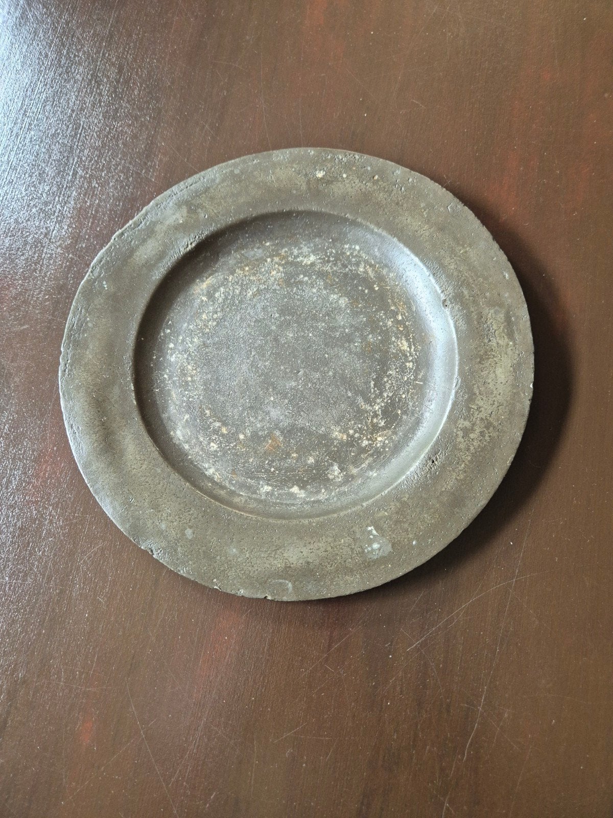 oud tinnen bord, Antiek en Kunst, Ophalen of Verzenden