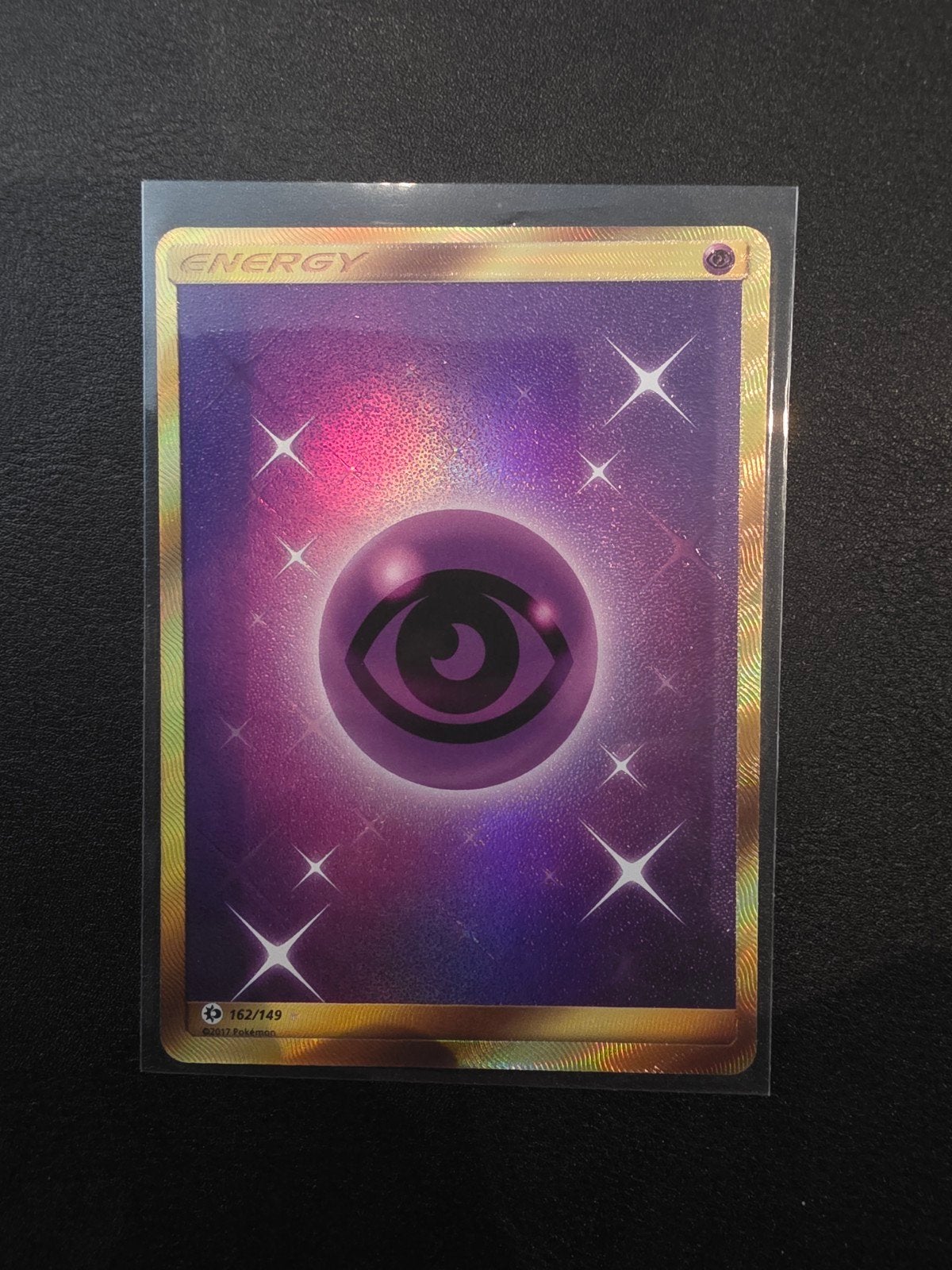 Pokemon TCG Psychic Energy Kaart 162/149 Gold Secret Rare, Ophalen of Verzenden, Zo goed als nieuw, Losse kaart, Foil