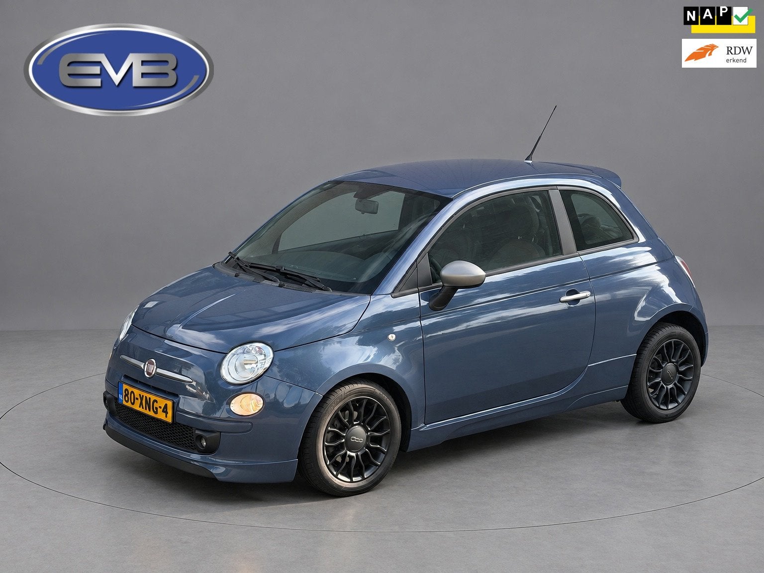 Fiat 500 0.9 TwinAir BiColore Sport, lederen sportinterieur,, Auto's, Voorwielaandrijving, 86 pk, 31 €/maand, 905 kg