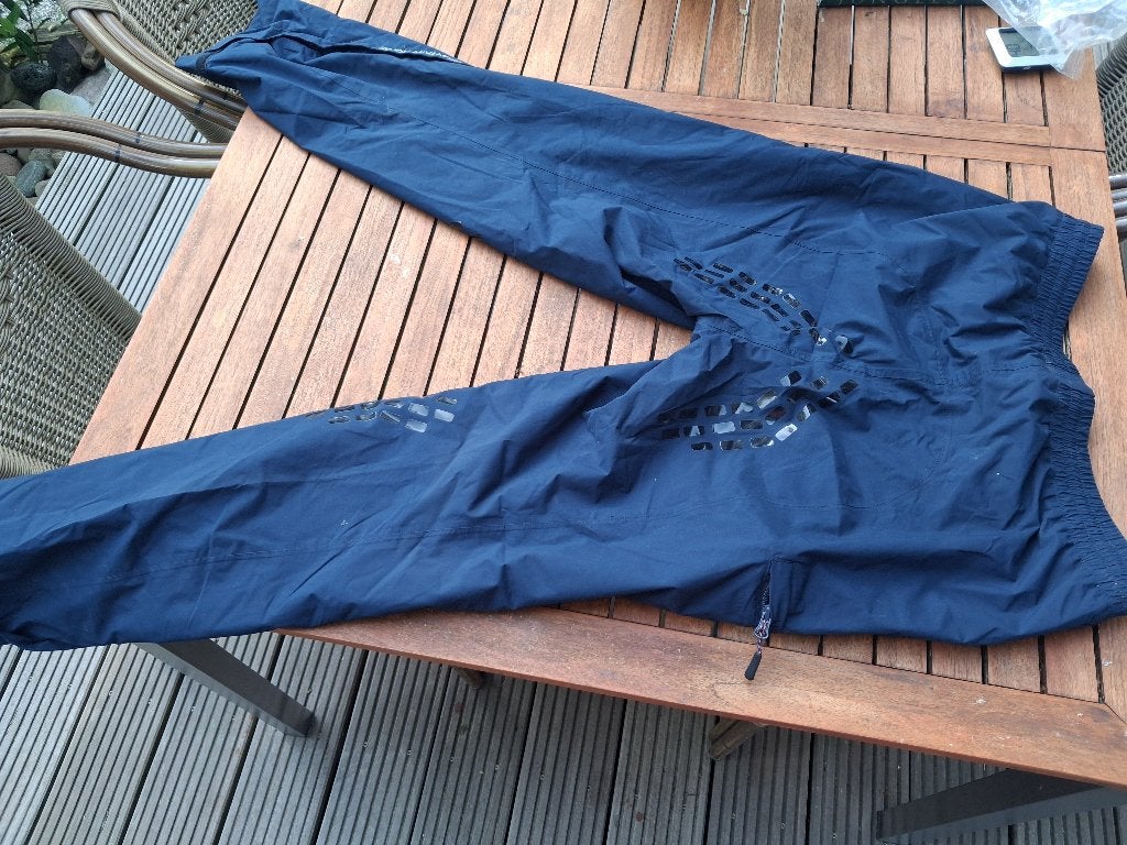 Regenbroek van mountain horse maatL, Blauw, L, Ophalen of Verzenden, Zo goed als nieuw
