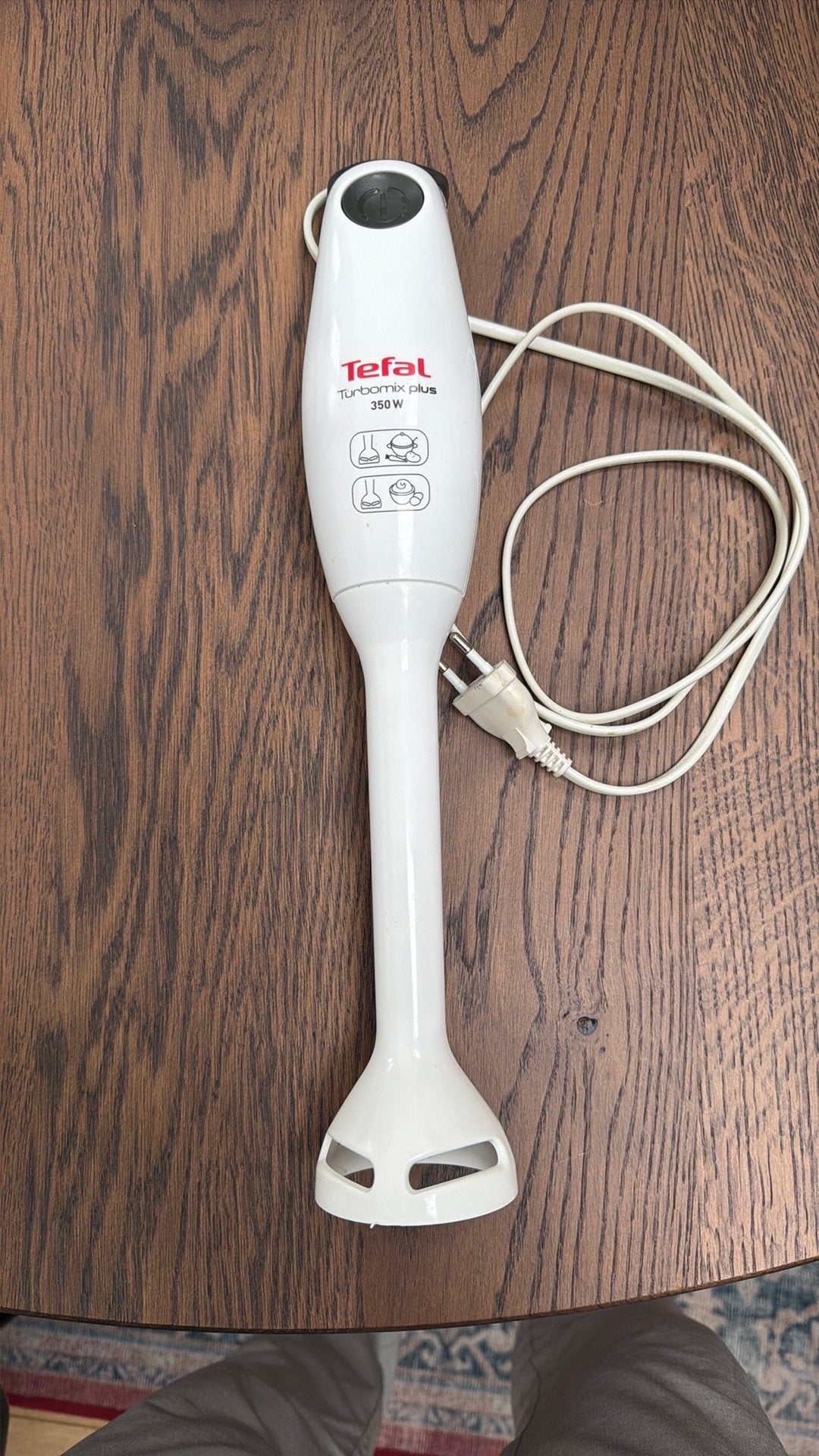 350w Tefal Immersion Blender, Ophalen, Zo goed als nieuw, 3 snelheden of meer