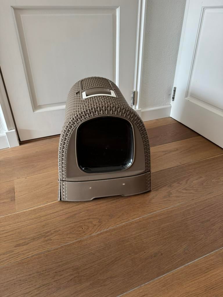 Curver kattenbak mokka/ bruin, Ophalen, Gebruikt
