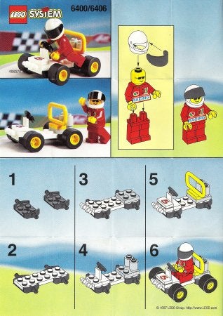 Lego | Classic Town | Race | 6400, Lego, Gebruikt, Overige thema's, Lego