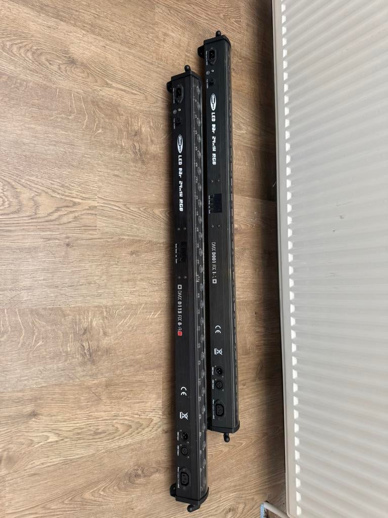 2x Showtec Led Bar 24x1W RGB, Muziek en Instrumenten, Licht en Laser, Ophalen, Zo goed als nieuw, Licht