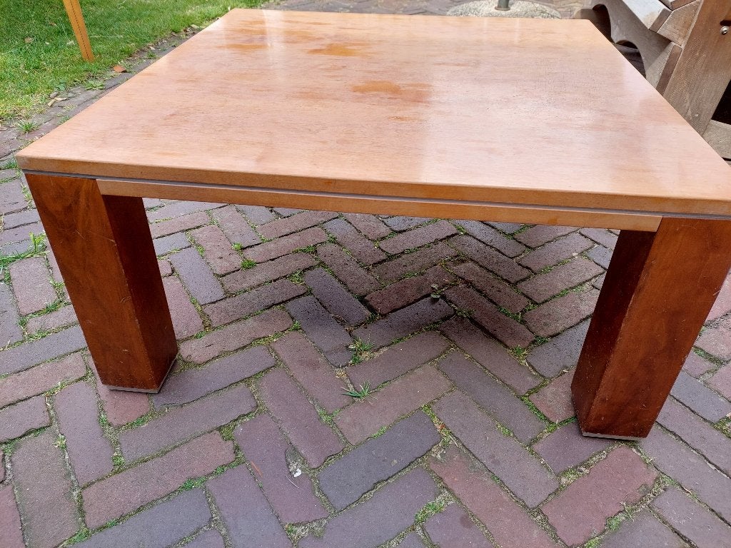 Design salontafel (kersenhout), Ophalen, Gebruikt, 50 tot 100 cm, Design