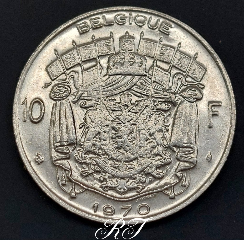 Belgische 10 Frank munt uit 1970., Postzegels en Munten, Ophalen of Verzenden, Overig, Losse munt