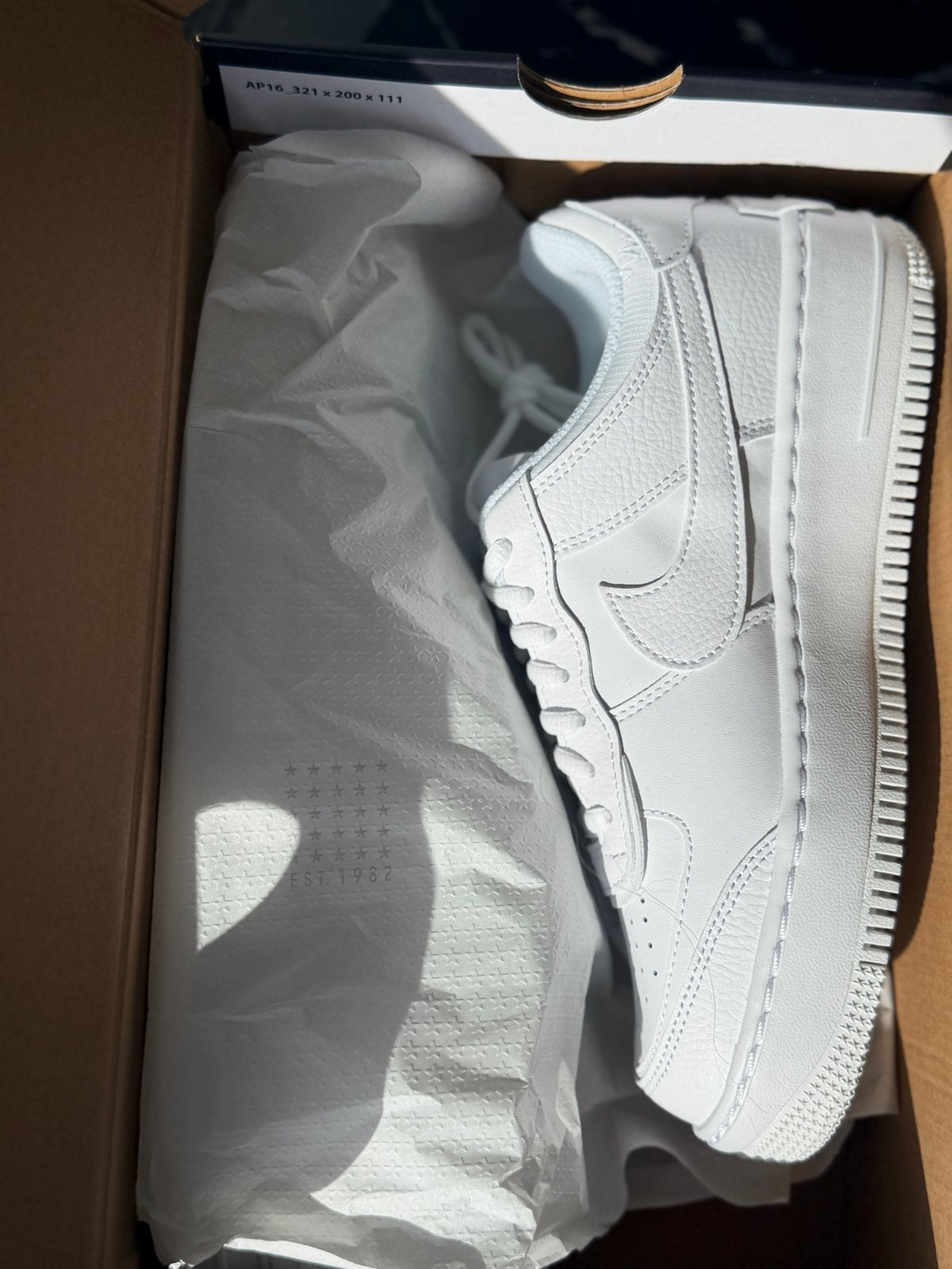 Nike Air Force 1 Shadow - Nieuw in doos, ., Wit, Nieuw, Ophalen of Verzenden