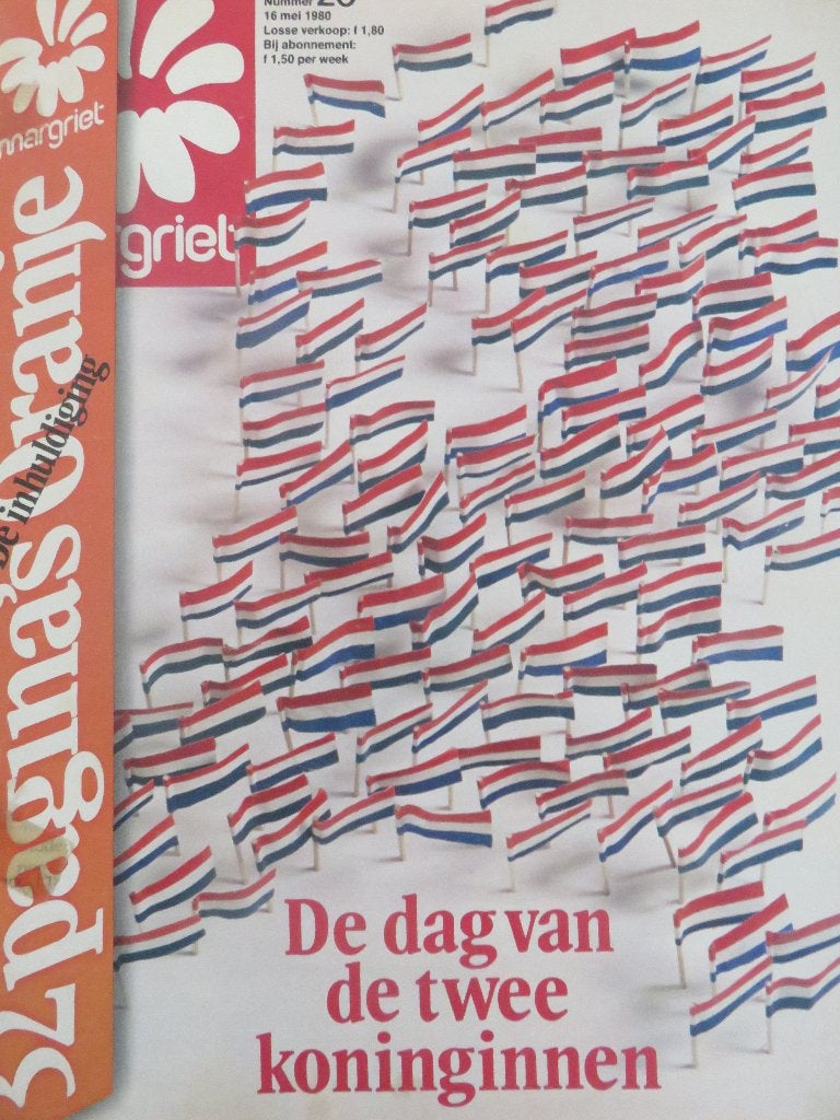 VINTAGE MARGRIET MET 32 PAG. KONINKLIJK HUIS 1980, Ophalen of Verzenden, Gelezen, Damesbladen