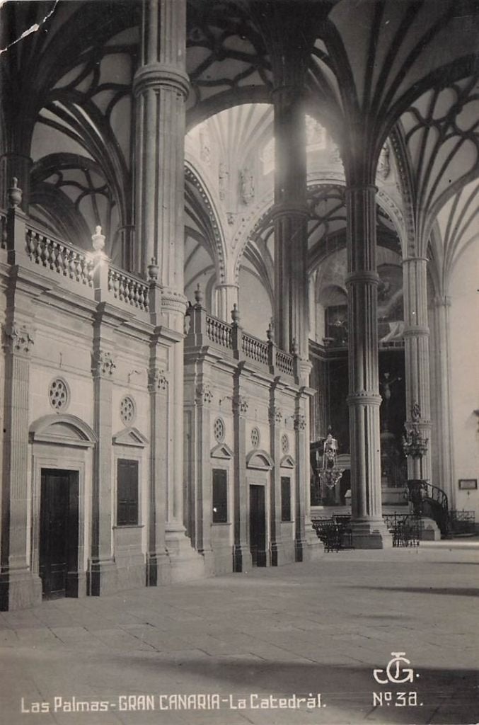 702-453-035 Las Palmas Gran Canaria La Catedral, Verzamelen, Ansichtkaarten | Buitenland, Verzenden, Voor 1920, Spanje