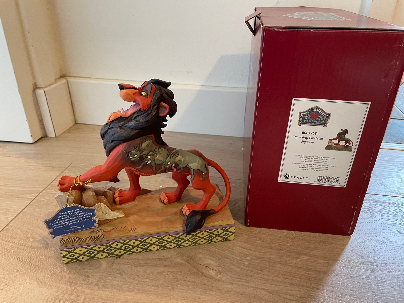 Disney Traditions Jim Shore Scar lion king, Verzamelen, Ophalen of Verzenden, Nieuw, Beeldje of Figuurtje