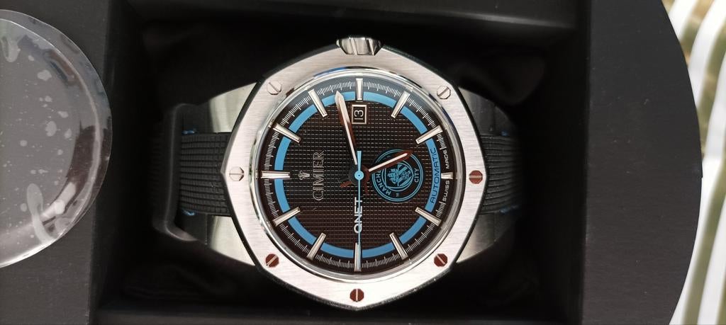 Luxe Heren horloge .cimier sapical edition, swiss made., Ophalen of Verzenden, Nieuw, Staal, Overige merken