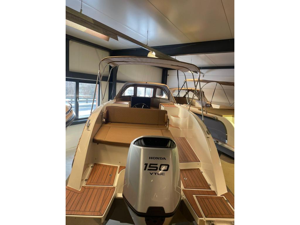 Clever 70s 150pk Honda nieuw vaar klaar, Tender, Voorling 140, Bakker boten, Zonnedek