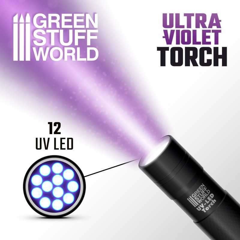 Ultraviolet UV Torch Zaklantaarn 1909 Scenery diorama, Verzenden, Spanje, GSW, Info@sceneryenzo.nl