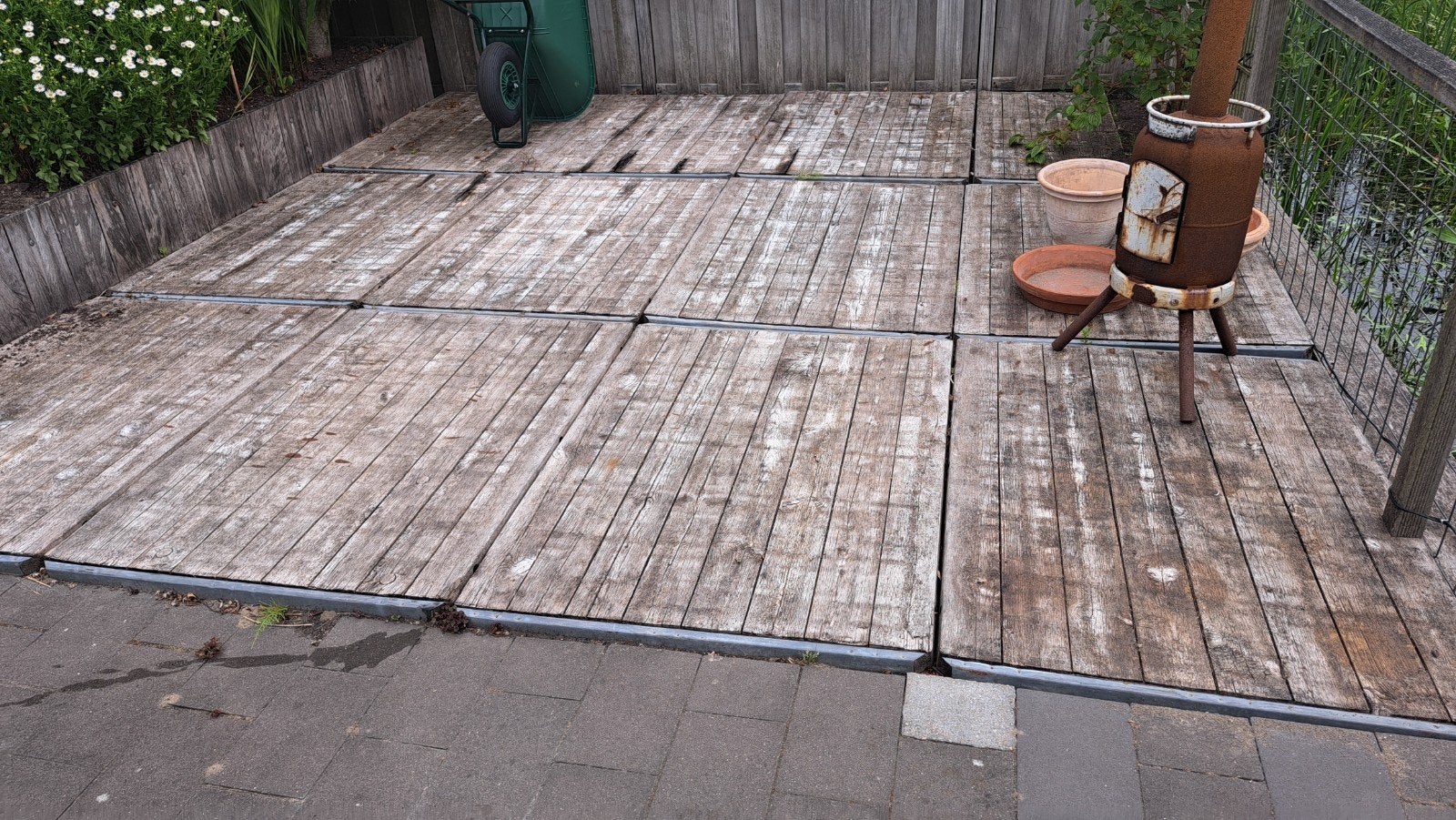 9 Steenschotten 140x100x5,5cm, Ophalen, Gebruikt, Overige typen, 5 tot 10 m²