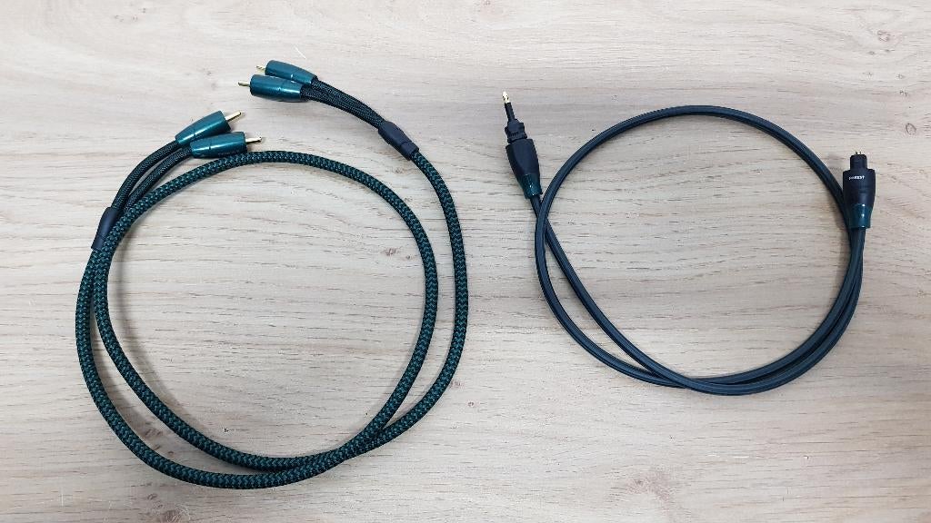 AudioQuest Evergreen + Forest High-End Kabels, Ophalen of Verzenden, Zo goed als nieuw, Minder dan 2 meter, Interlink-kabel