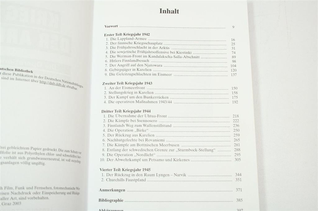 Krieg in der Arktis — Lappland-Armee WO II, Dik Boek, Ophalen of Verzenden, Tweede Wereldoorlog, Gelezen, Overige onderwerpen