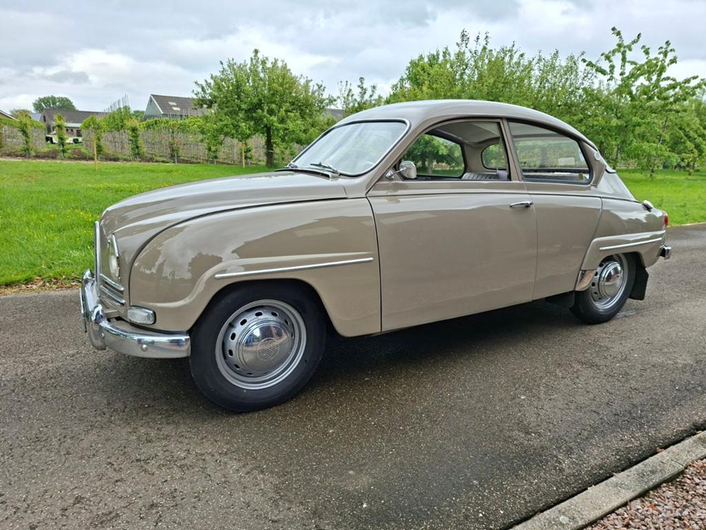 Saab 96 tweetakt shortnose 1964 Bruin., Bruin, 800 kg, Particulier, Saab 96