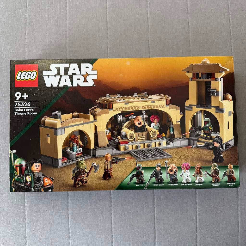 Nieuw LEGO Star Wars 75326 Boba Fett's Troonzaal, Lego, Lego, Star Wars, Lego