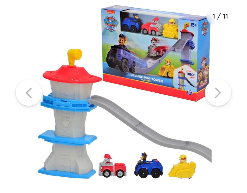 Paw Patrol deluxe toren 3-in-1, Ophalen, Zo goed als nieuw, Handmatig, Overige merken