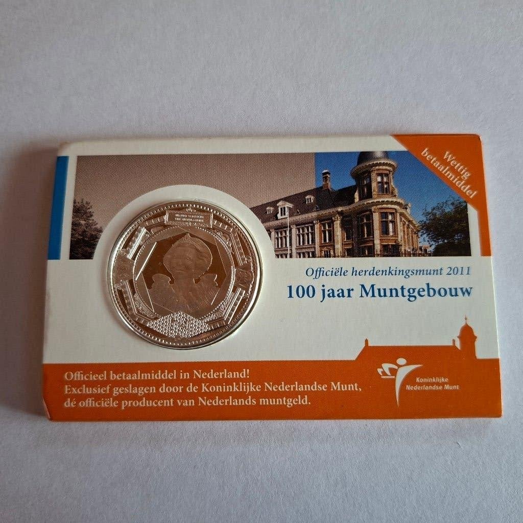 coincard 100 jaar muntgebouw 2011 UNC met boekje, Postzegels en Munten, Verzenden, Overige landen