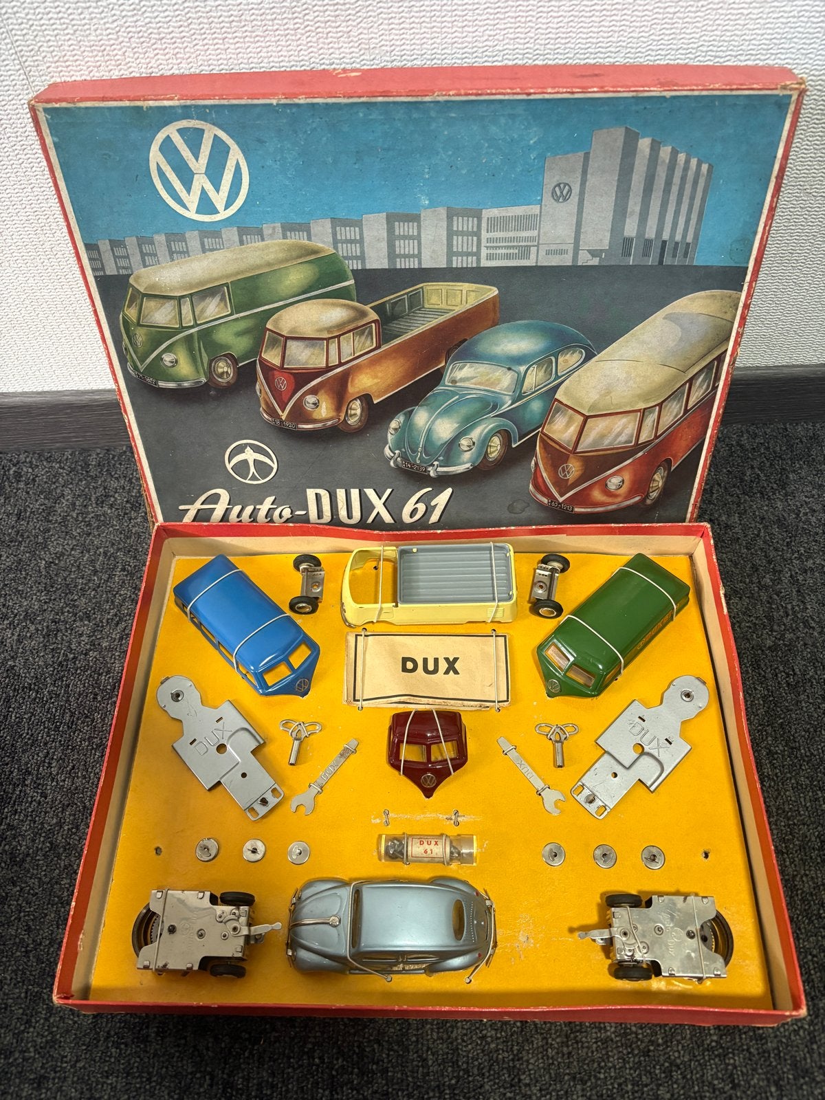 Autodux 61 Bouwpakket Jaren '50 - Vintage Volkswagen Speelgo, Hobby en Vrije tijd, Modelbouw | Auto's en Voertuigen, Overige merken