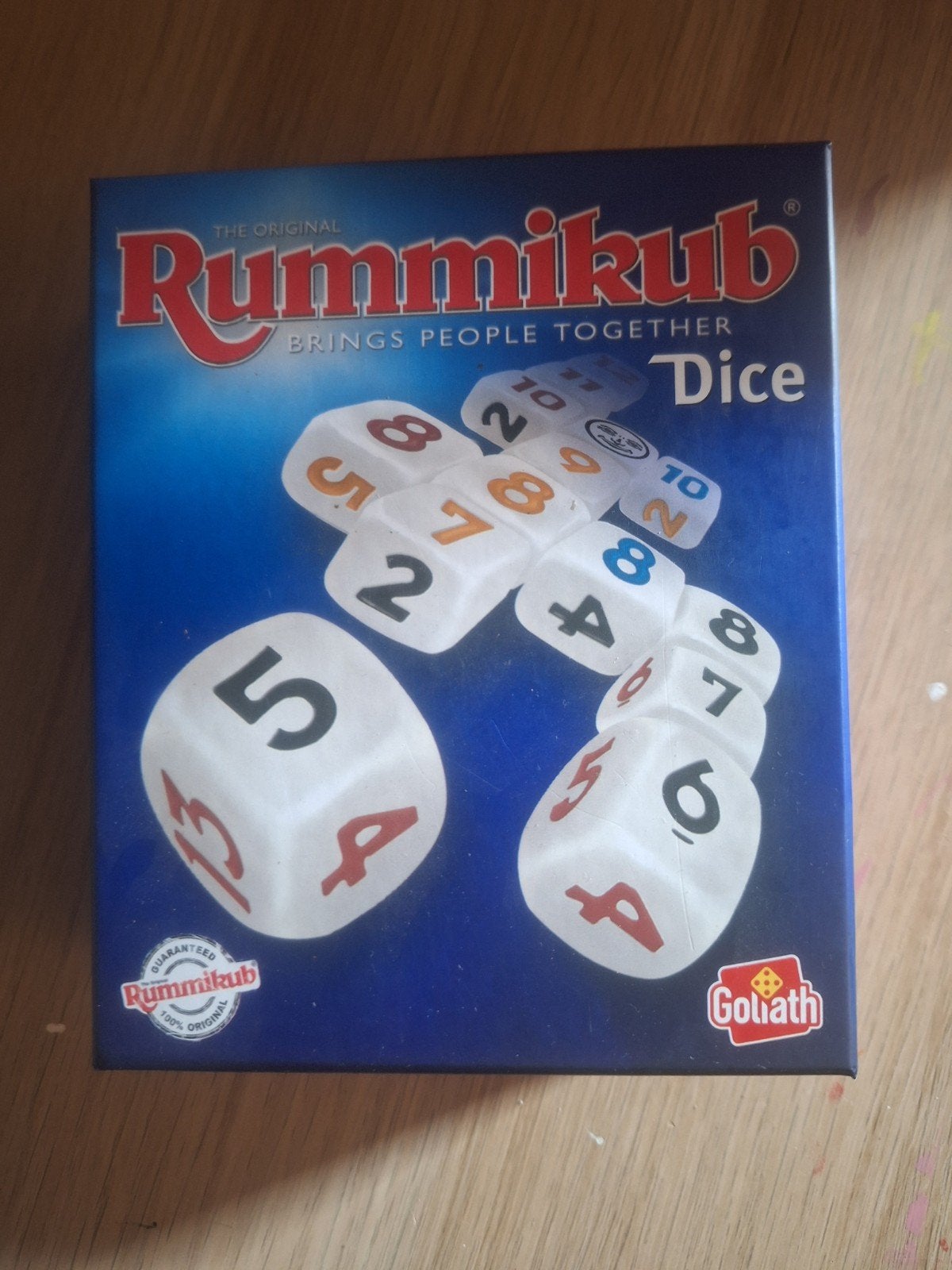Rummikub Dice - in heel goede staat en compleet, Een of twee spelers, Ophalen of Verzenden, Zo goed als nieuw, Goliath