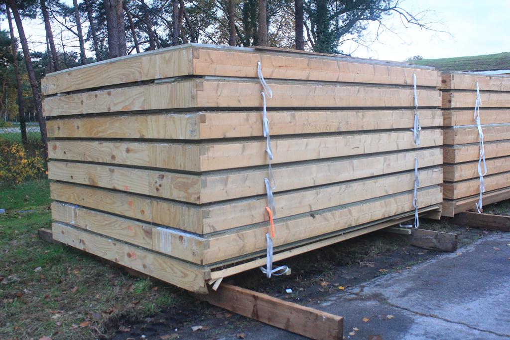 Prefab HSB vloerdelen voor bouwen van diverse doeleinden!, -, -, 10 m² of meer, 10 tot 30 cm