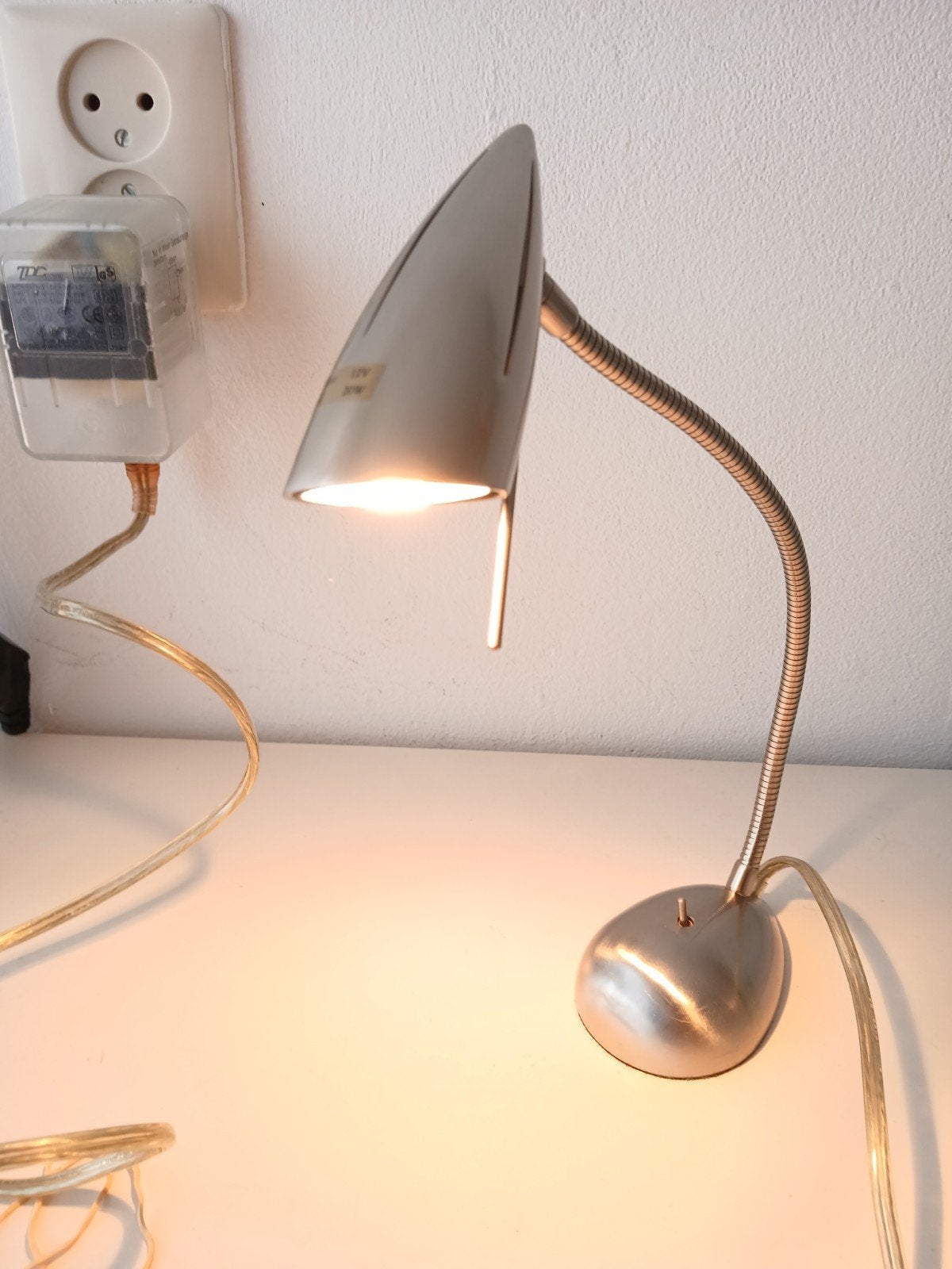 Flexibele bureaulamp/tafellamp, Bureaulamp, Gebruikt, Ophalen of Verzenden, Met schakelaar