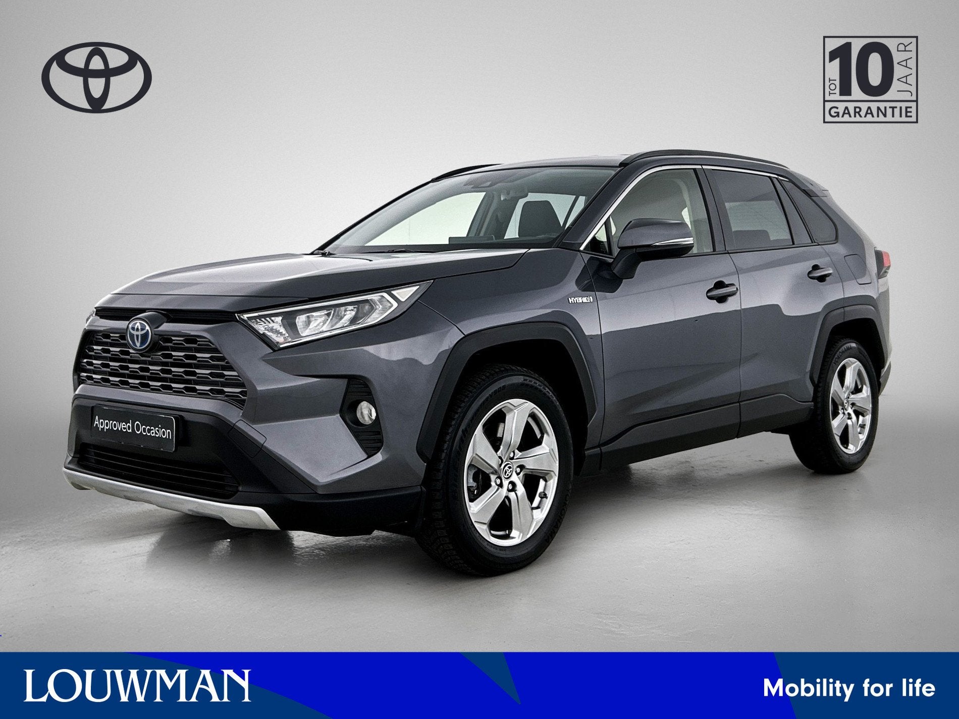 Toyota RAV4 2.5 Hybrid AWD Dynamic | BTW voertuig | Navigati, Automaat, Stof, Gebruikt, 4 cilinders