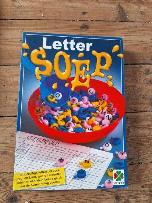 Lettersoep - Bordspel, Vijf spelers of meer, Ophalen of Verzenden, Zo goed als nieuw