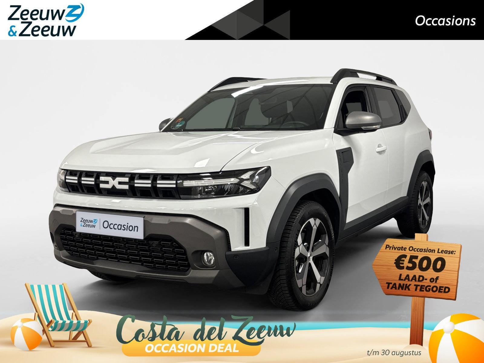 Dacia Duster 1.6 Hybrid 140 Journey AUTOMAAT NAVI AIRCO 360C, Auto's, Dacia, 12 maanden, Stof, Gebruikt, 4 cilinders