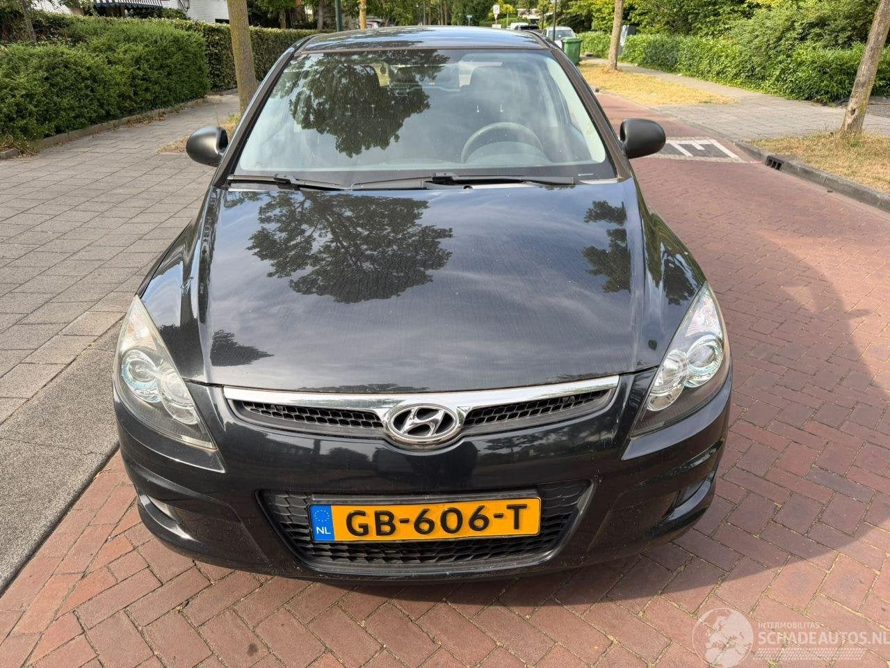 Hyundai i30 1.4i dynamic (bj 2009), Hyundai Motor Deutschland GmbH, 1396 cc, Zwart, Handgeschakeld