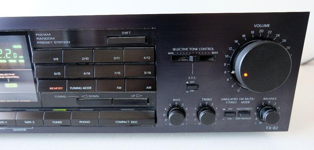 Onkyo TX-82 Stereo Receiver (1988), Ophalen of Verzenden, Audio en Video