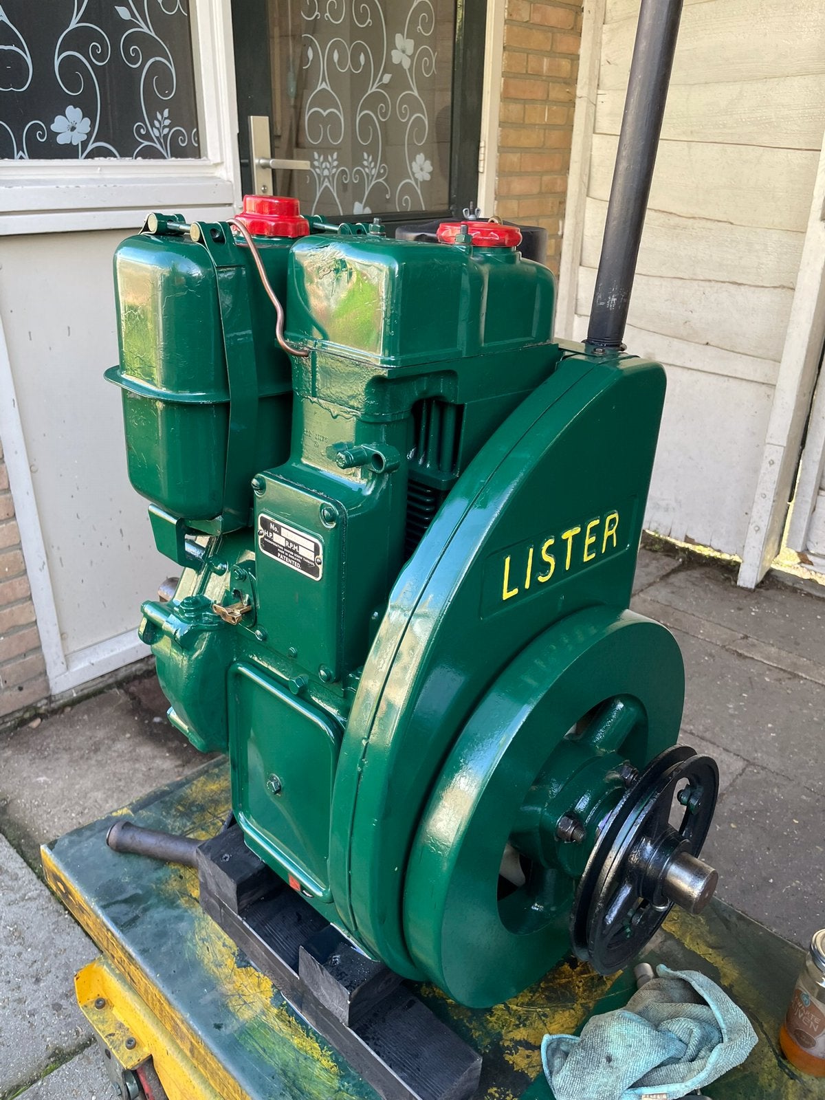 Lister LR1 stationaire dieselmotor jaren ‘60/‘70, Doe-het-zelf en Verbouw, Ophalen of Verzenden, Zo goed als nieuw, Dieselmotor