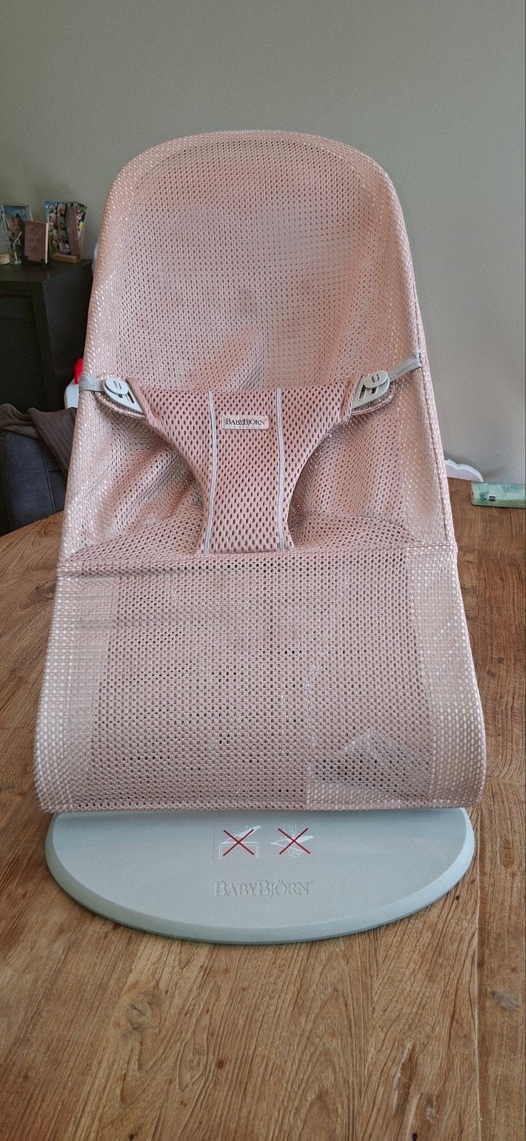 BabyBjörn Wipstoel Bliss Mesh Roze, Overige merken, Wipstoel, Ophalen of Verzenden, Verstelbaar