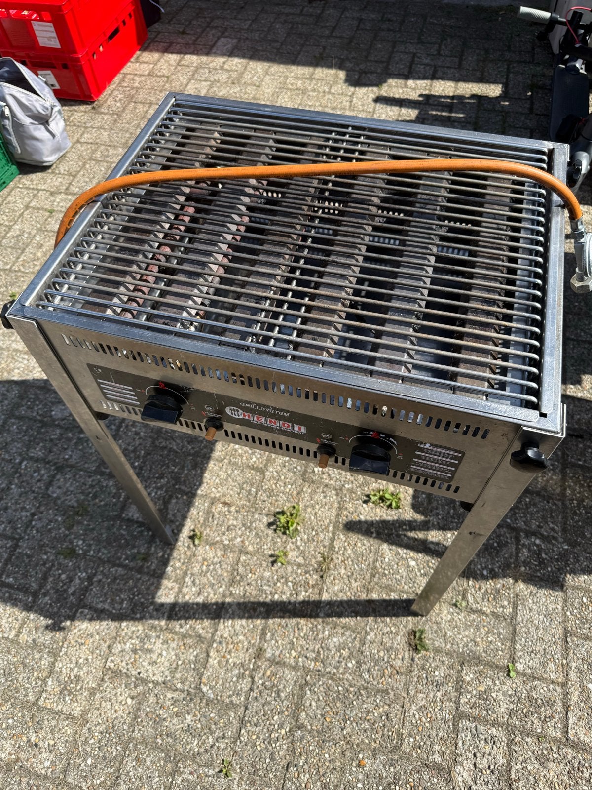 Hendi gas barbecue - Professionele grill, Ophalen, Gebruikt