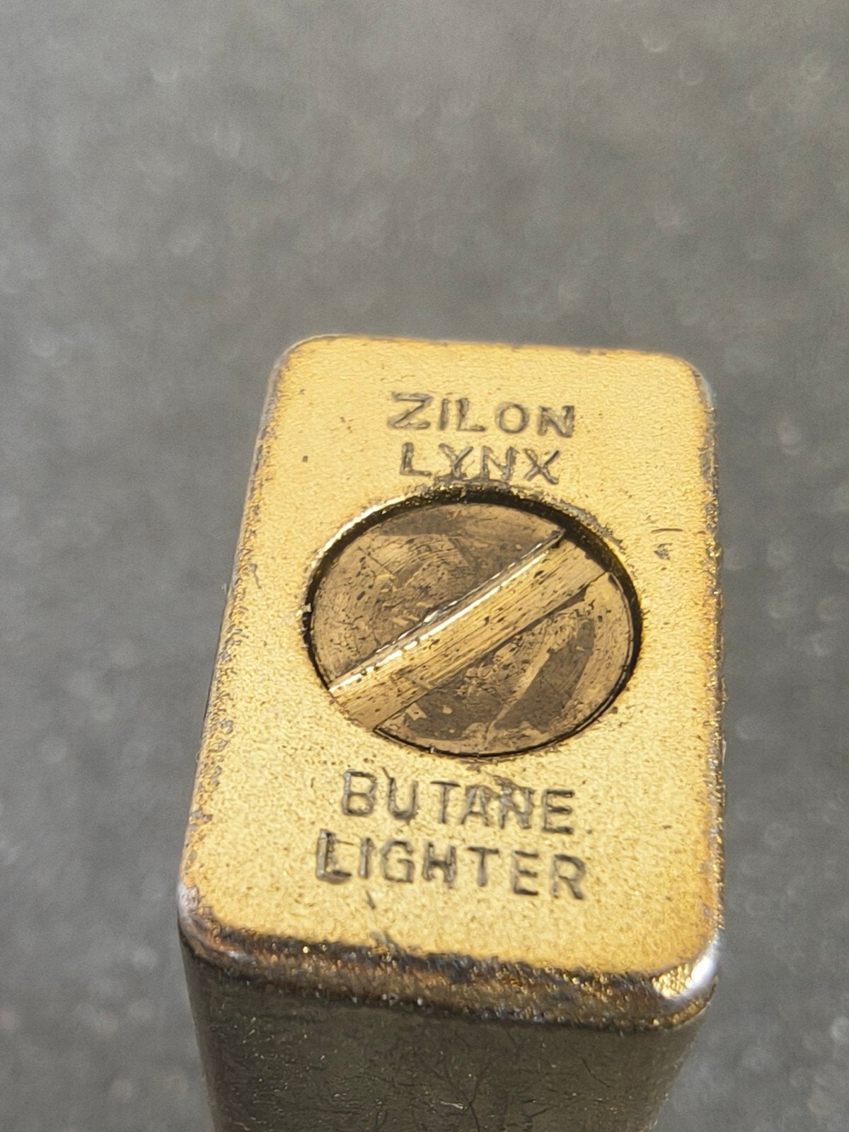 Gouden Zilon Lynx Butane Aansteker, Verzamelen, Ophalen of Verzenden, Gebruikt, Aansteker