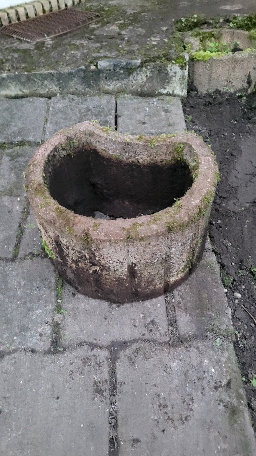 Stapelbare Tuin Bloembak van Beton, Ophalen, Gebruikt, Minder dan 30 cm, Minder dan 60 cm