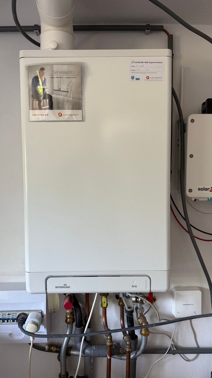 Intergas Kompakt HRE 24/18 A CV-ketel (2 jaar oud!), Doe-het-zelf en Verbouw, Verwarming en Radiatoren, Ophalen, 30 tot 80 cm