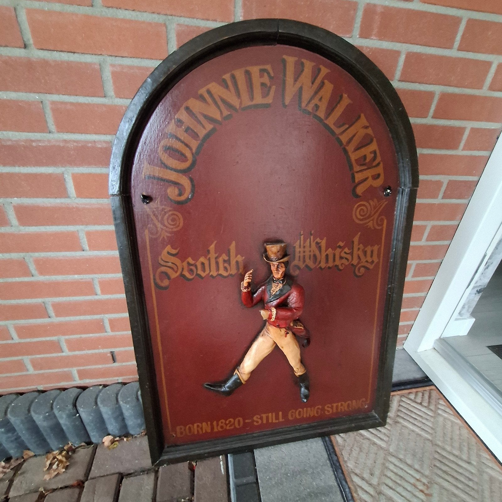 johnnie walker muurbord, Ophalen, Gebruikt