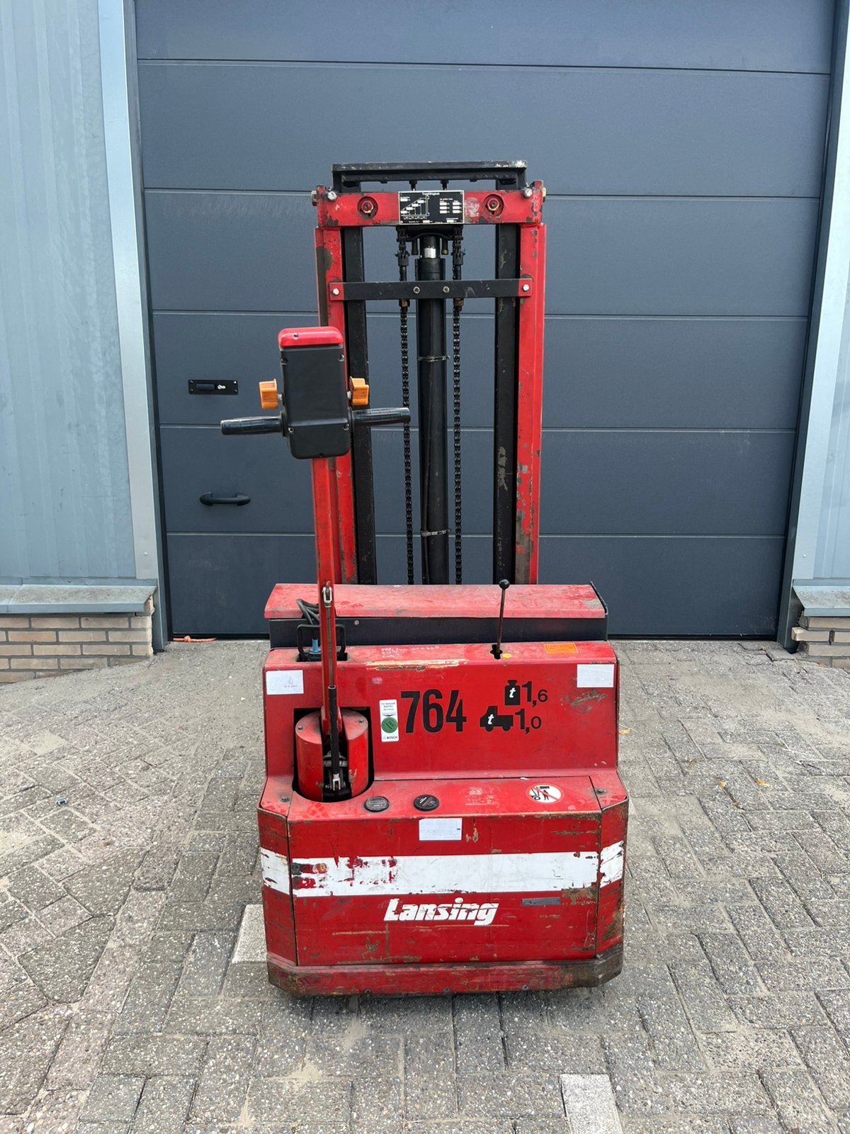Stapelaar incl. Lader hefvermogen 1.600kg, 1000 tot 2000 kg, Ophalen, Elektrisch, Stapelaar
