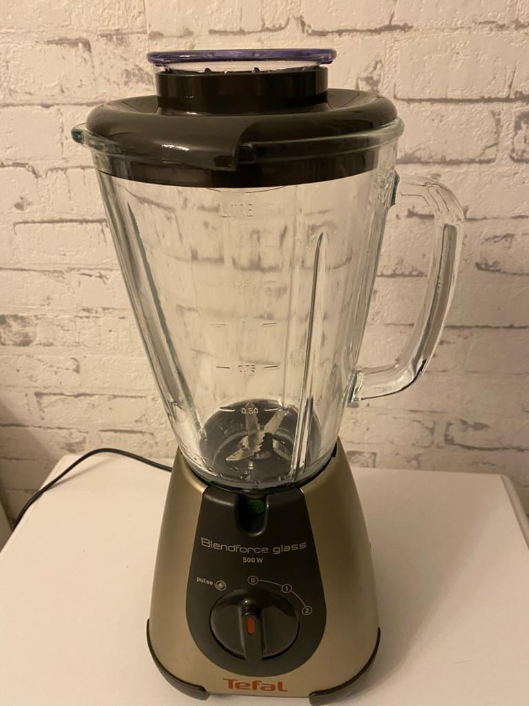 Tefal Blendforce Glass 500W Blender - Smootiemaker, Ophalen of Verzenden, Gebruikt, Blender
