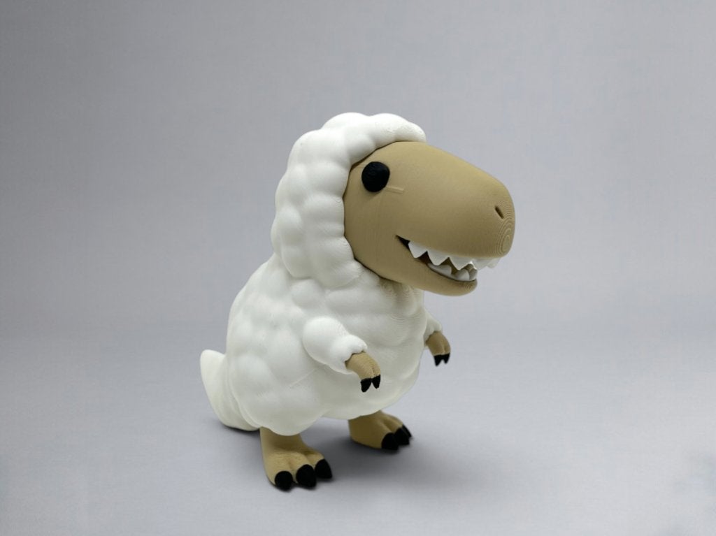 Shee‑Rex – Cute Dino Sheep Hybrid Figurine – 17 cm, Verzamelen, Ophalen of Verzenden, Nieuw, Fantasy