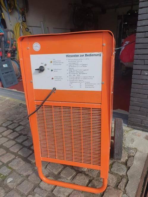 Te huur bouwdroger, Ophalen, Gebruikt, Ventilator en Afzuiger