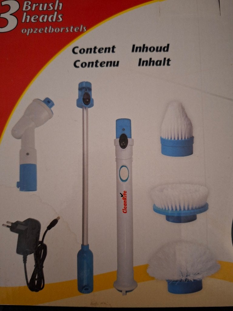 Electriche schoonmaak borstel, Ophalen of Verzenden, Bezem of Borstel