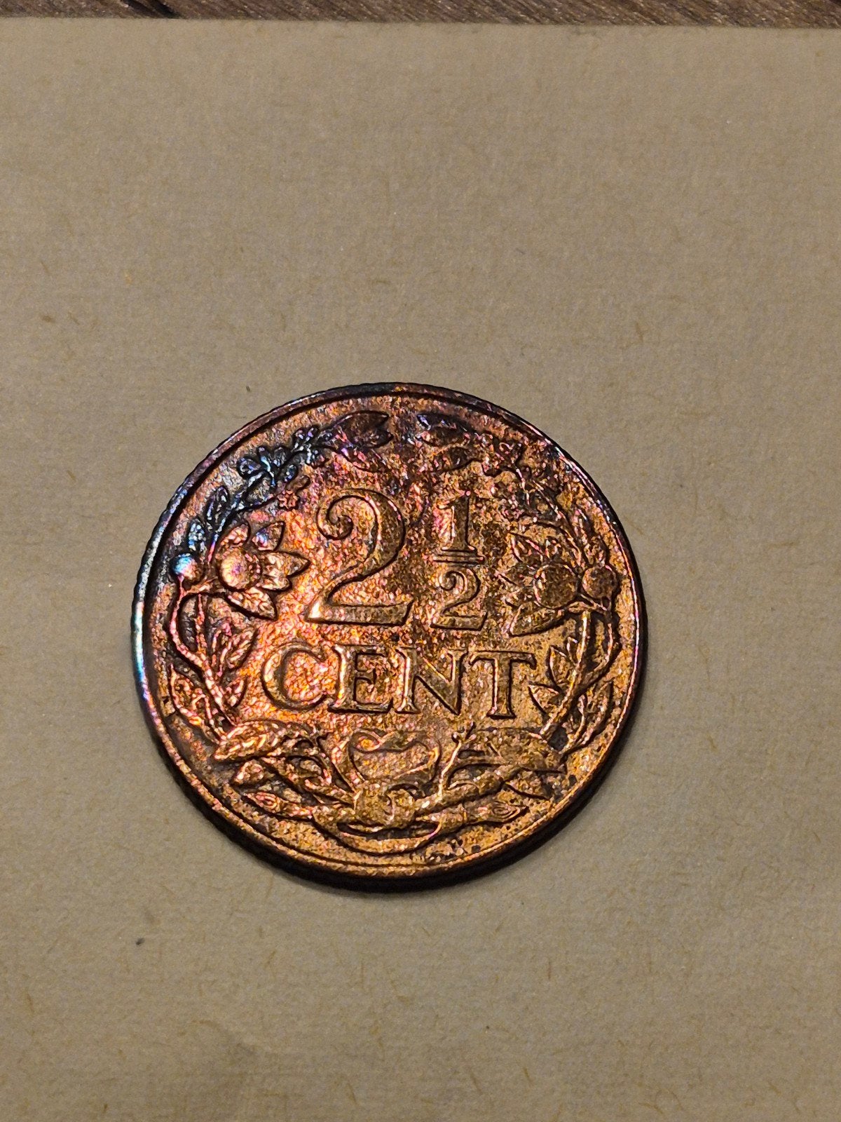 2 1/2 Cent Koningin Wilhelmina 1929, Ophalen of Verzenden, Koningin Wilhelmina, Overige waardes, Losse munt