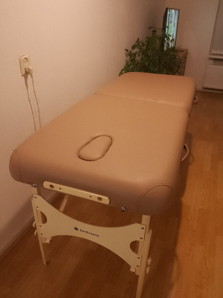 ZENGROWTH Massagetafel Belverde 2.0 Mocca 71cm, Ophalen, Zo goed als nieuw, Massagetafel