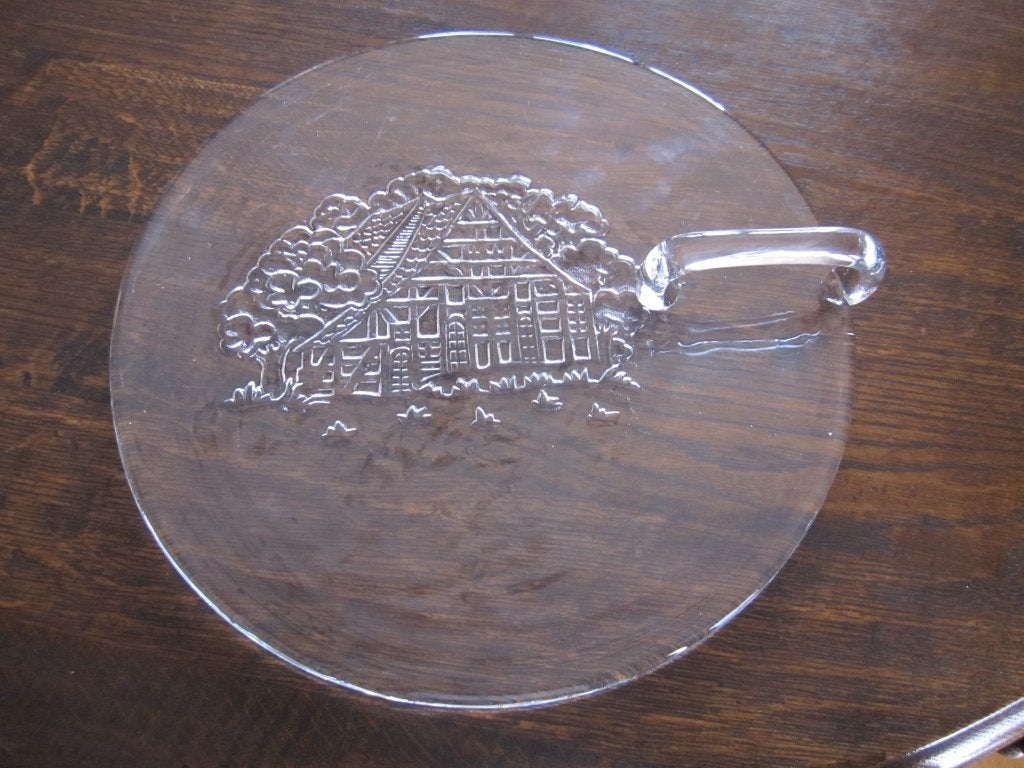 WMF Nordland Tessin serie serveerschaal met grip, Overige typen, Verzenden, Zo goed als nieuw, Glas